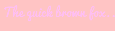 Image with Font Color FFBFF2 and Background Color FFC4C4